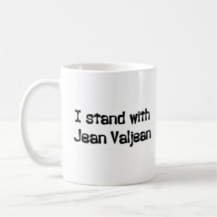 stehen mit Jean Valjean Kaffeetasse