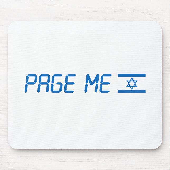 Stehen Sie auf der israelischen Maus Mousepad (Vorne)