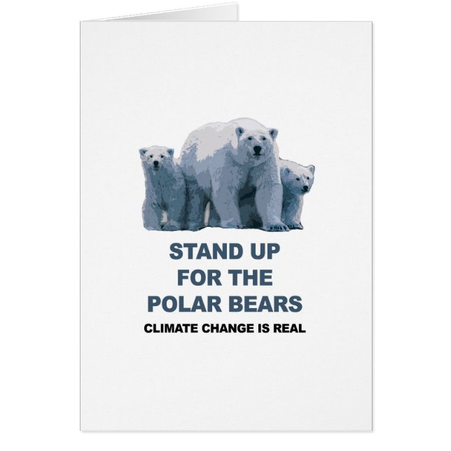 Stehen Sie auf für die Polarbären (Vorne)
