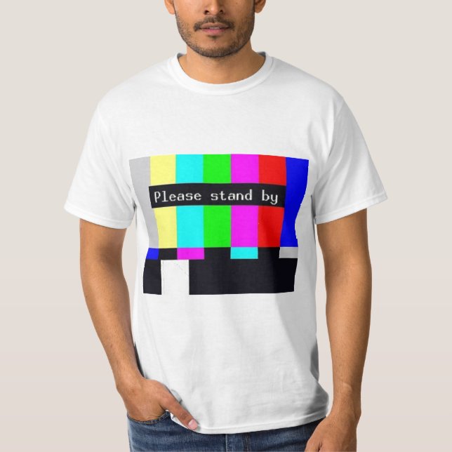 stehen Sie bitte durch-technische Schwierigkeiten… T-Shirt (Vorderseite)