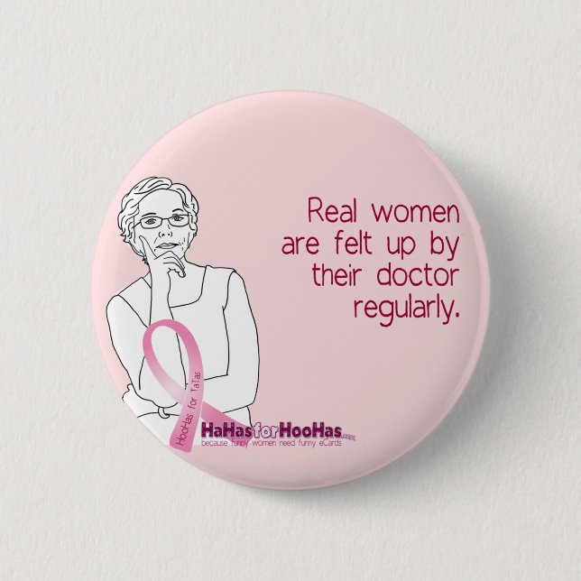 Stehen Sie Filz auf, knöpfen Sie heute Button (Vorderseite)