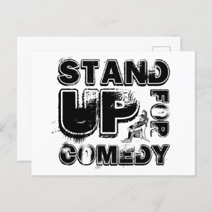 Stehen Sie für Comedy ein, Jester Postkarte