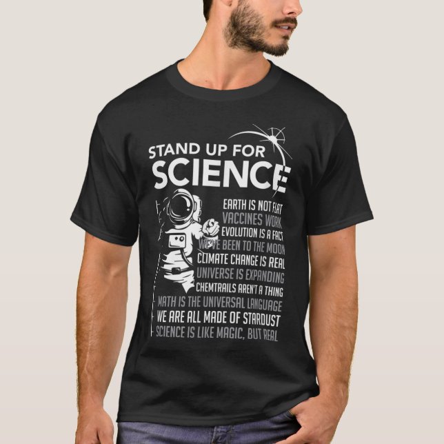 Stehen Sie für Wissenschaft ein - Magie, aber echt T-Shirt (Vorderseite)