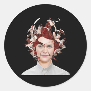 Stehen Sie gegen Nick Fuentes' Hate Sticker1 Runder Aufkleber