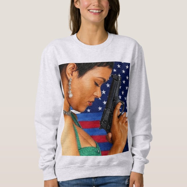 Stehen Sie groß und fest für Freiheit! Sweatshirt (Vorderseite)