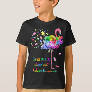 Stehen Sie groß und stechen Sie durch Flamingo-Aut T-Shirt