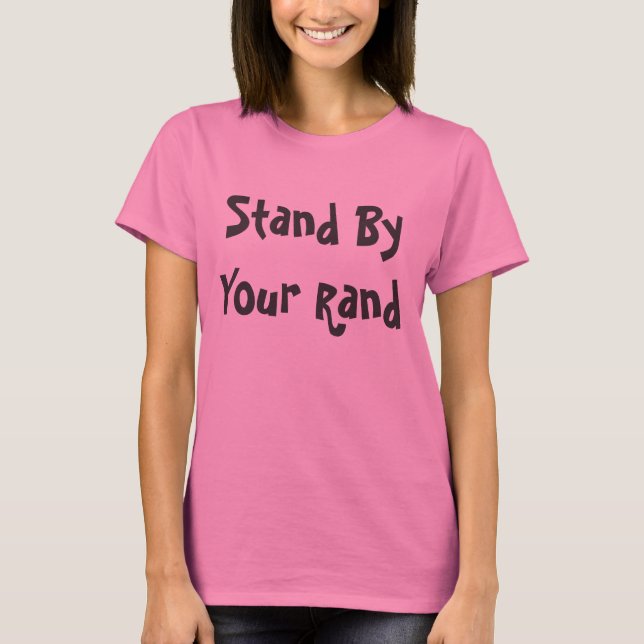 Stehen Sie Ihren Rand bereit T-Shirt (Vorderseite)