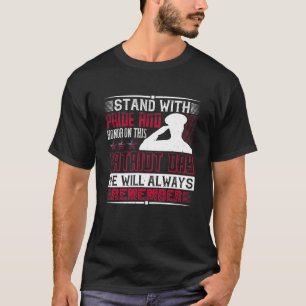 Stehen Sie mit Stolz und Ehre an diesem Patriotent T-Shirt