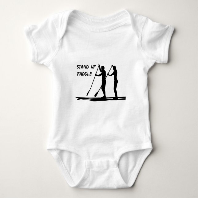 Stehen Sie oben Paddel Baby Strampler (Vorderseite)