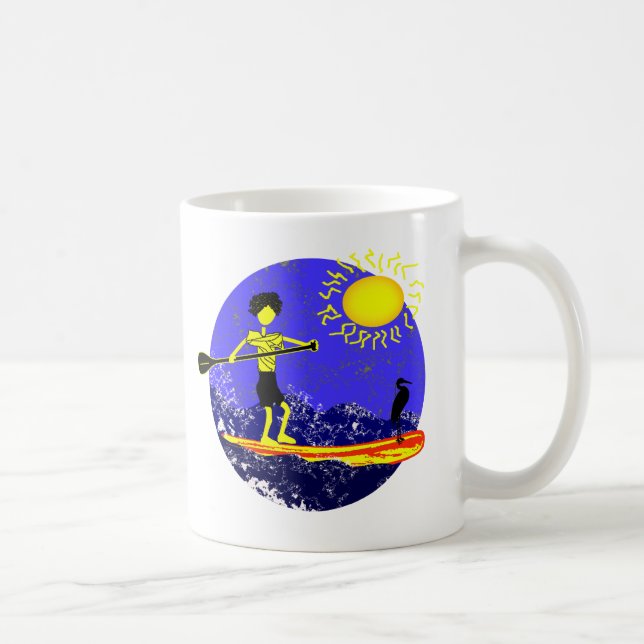 Stehen Sie oben Paddel-Entwurf Kaffeetasse (Rechts)