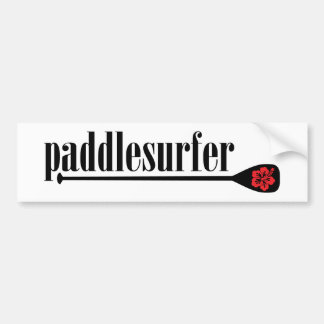 Stehen Sie oben Paddel-Hibiskus Autoaufkleber