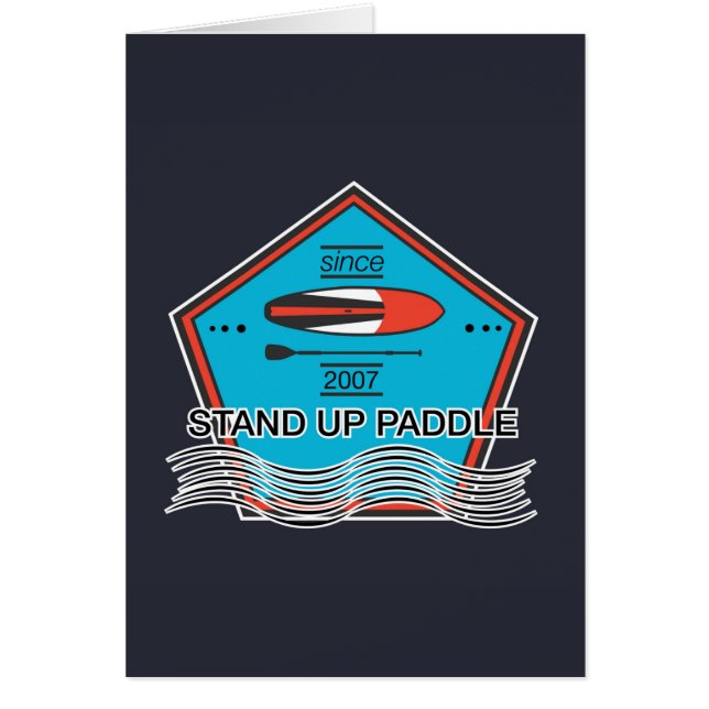 Stehen Sie oben Paddel-Plakat (Vorne)