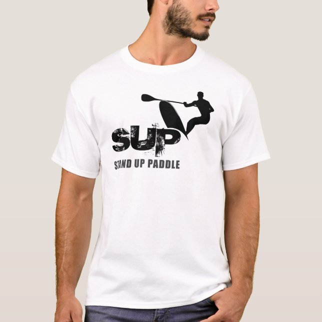 Stehen Sie oben Paddel SUP T-Shirt (Vorderseite)