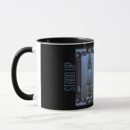 Stehen Sie oben Paddleboard Tasse