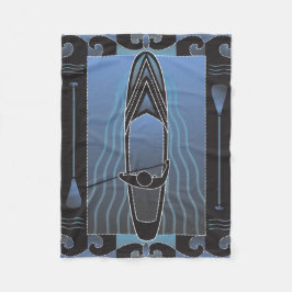 Stehen Sie oben Paddleboarder Fleecedecke