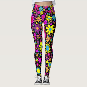 Stehen Sie raus! Sei diese gelbe Daisy Leggings