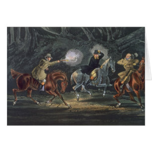 Stehen Sie und liefern Sie, aquatinted durch E.