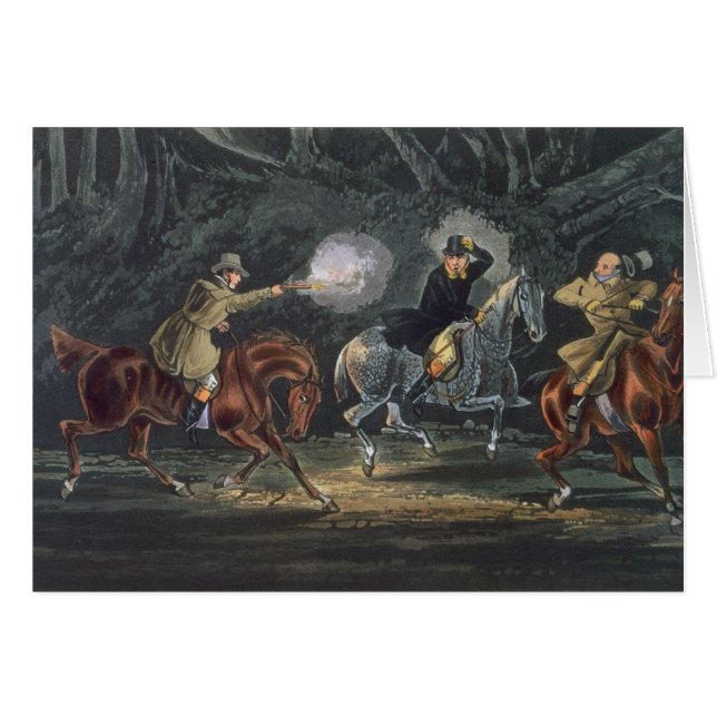 Stehen Sie und liefern Sie, aquatinted durch E. (Vorderseite (Horizontal))