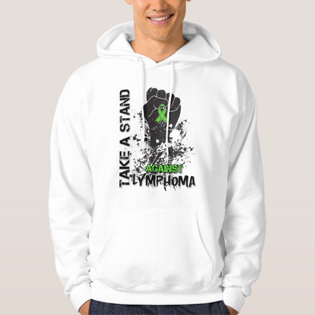 Stehen Sie vor dem Lymphom. Hoodie (Vorderseite)