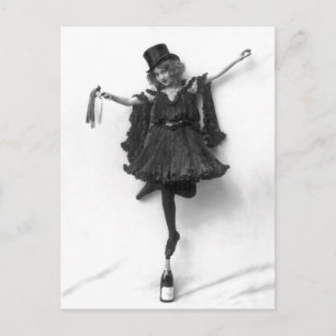 Stehend auf Champagne Postkarte