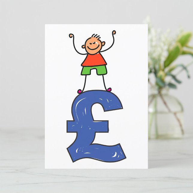 Stehend auf der Einladung zur Pfund-Währung (Von Creator hochgeladen)