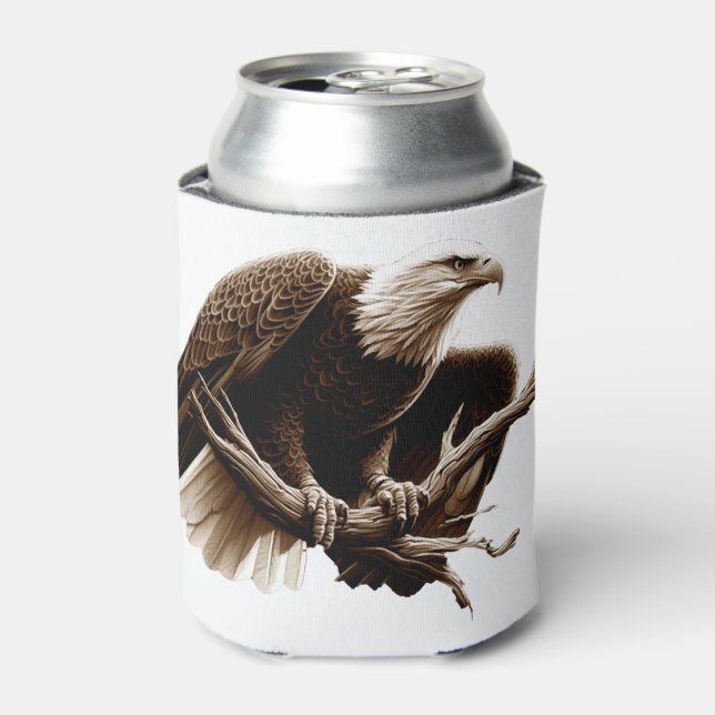 Stehend Bald Eagle Dosenkühler (Kanne Vorderseite)