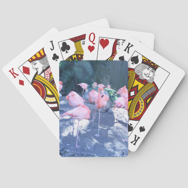 Stehend Flamingo Spielkarten (Rückseite)