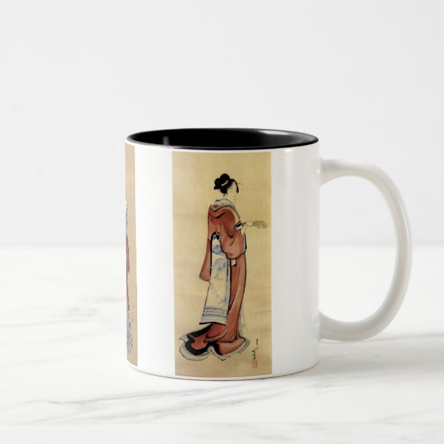 Stehend Geisha Zweifarbige Tasse (Rechts)