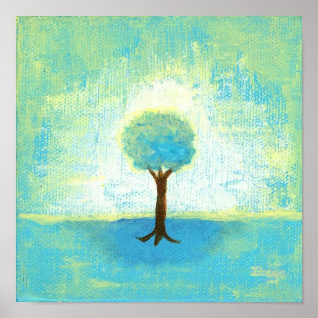 Stehend in der Light Poster Printgrafik (Vorne)