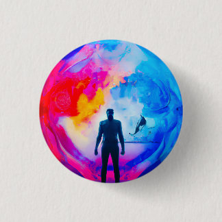 Stehend in Farben Button