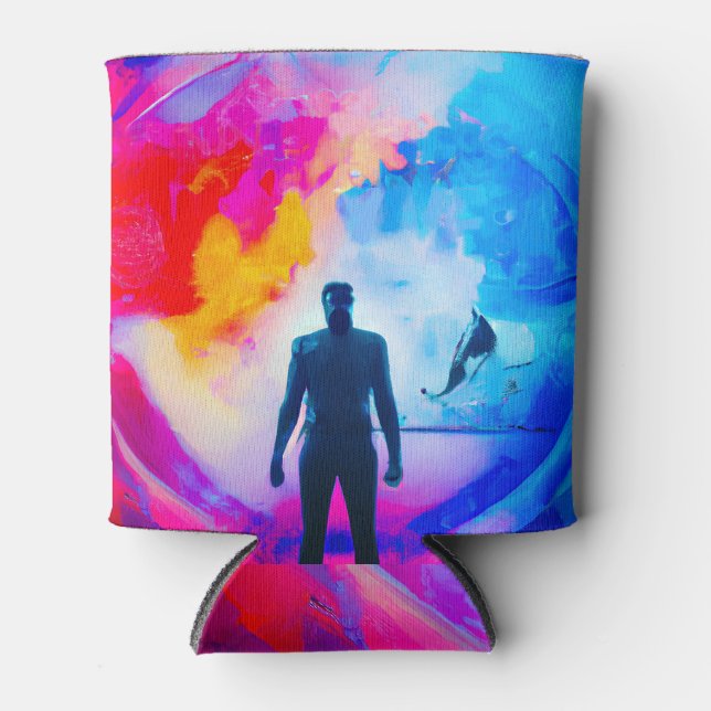 Stehend in Farben Dosenkühler (Vorderseite)