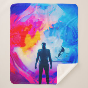 Stehend in Farben Sherpadecke