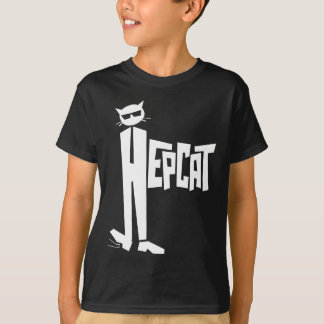 Stehend-Katze Logo T-Shirt