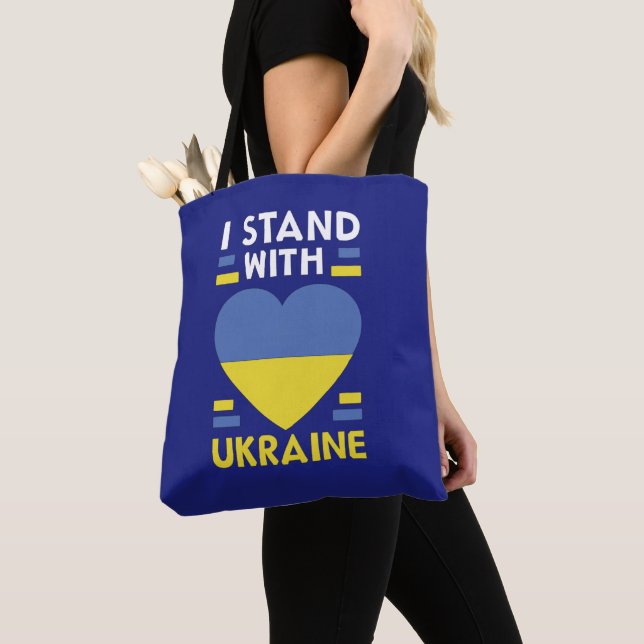 STEHEND MIT DER UKRAINE Totbeutel (Von Nahem)