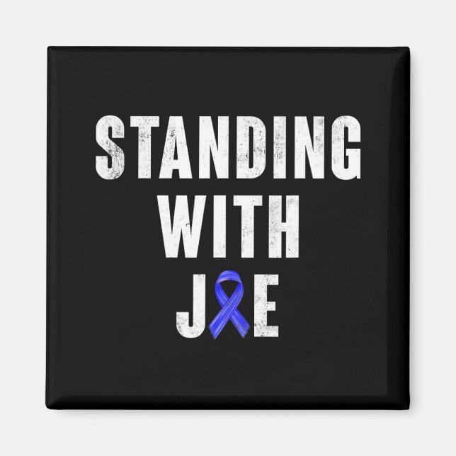 Stehend mit Joe Support Ribbon Campaign Statemen Magnet (Vorne)
