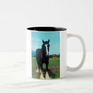 Stehend Shire Zweifarbige Tasse