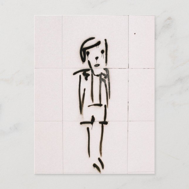 Stehend Tal Postkarte (Vorderseite)