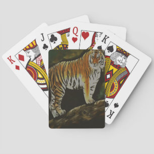 Stehend Tiger Safari Spielkarten