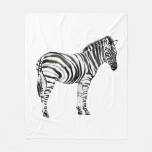 Stehend Zebra Fleecedecke