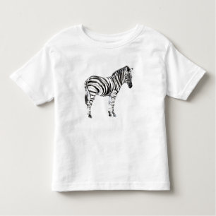 Stehend Zebra Kleinkind T-shirt
