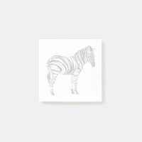 Stehend Zebra