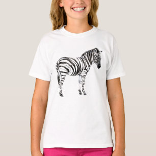 Stehend Zebra T-Shirt