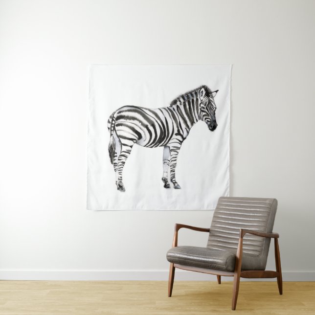 Stehend Zebra Wandteppich (Beispiel)