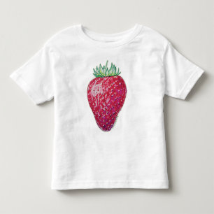 Stehende Erdbeere Kleinkind T-shirt