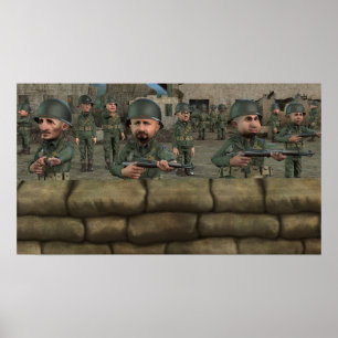 Stehende Garde - kleines Plakat
