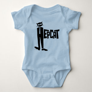 Stehende Katze Baby Strampler