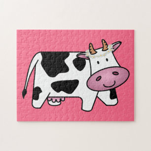 Stehende Kuh mit Milchkühe Puzzle