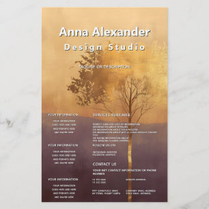 Stehende Leuchte Minimalistischer Baum-Design Flyer