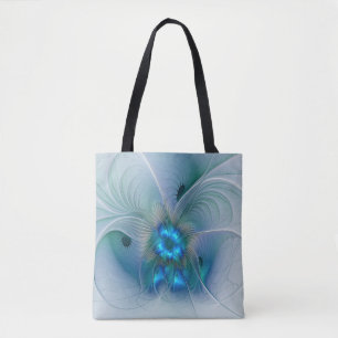 Stehende Ovationen, abstrakte blaue Turquoise-Frak