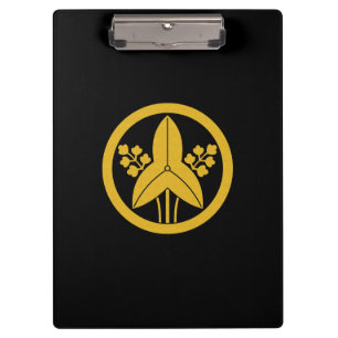 Stehende Pfeilspitze im Kreis Klemmbrett